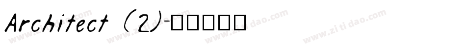 Architect (2)字体转换